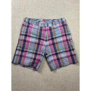 Peter Millar Mens Chino Golf Striped Shorts Size 35